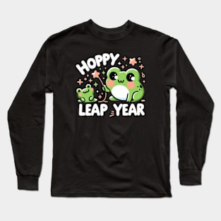 Hoppy Leap Year - Frog Long Sleeve T-Shirt